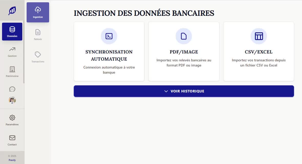 Synchronisation bancaire